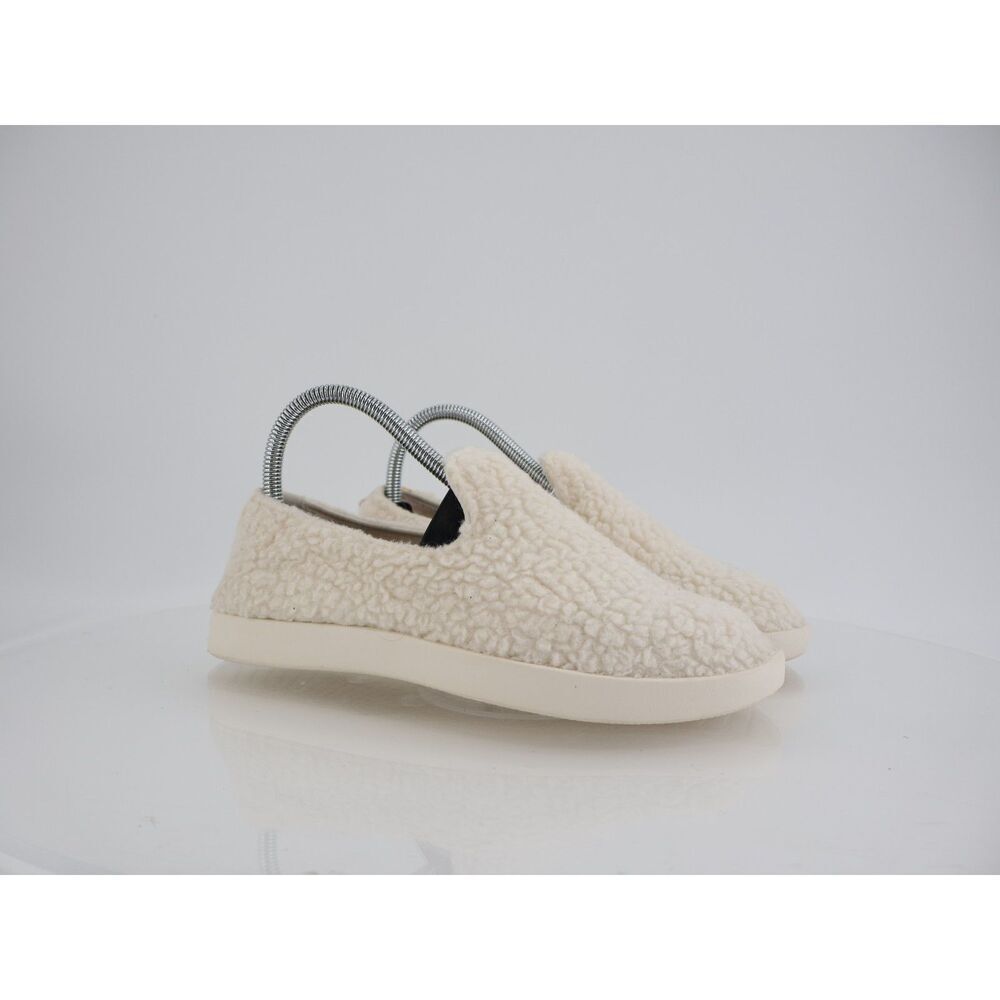 allbirds Women's Cream Sherpa Slip-On Flats